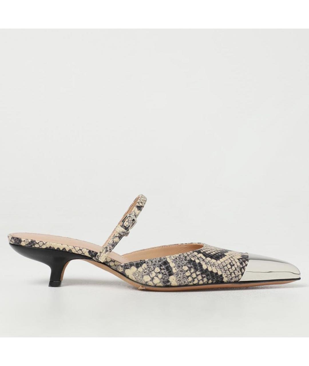 SPORTMAX Кожаные мюли, фото 4