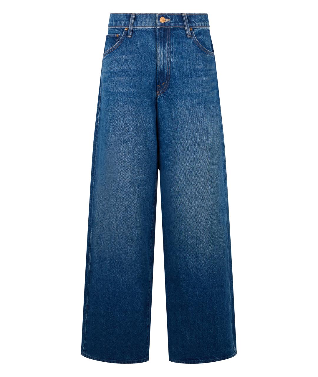 MOTHER Синие хлопковые джинсы клеш, фото 1