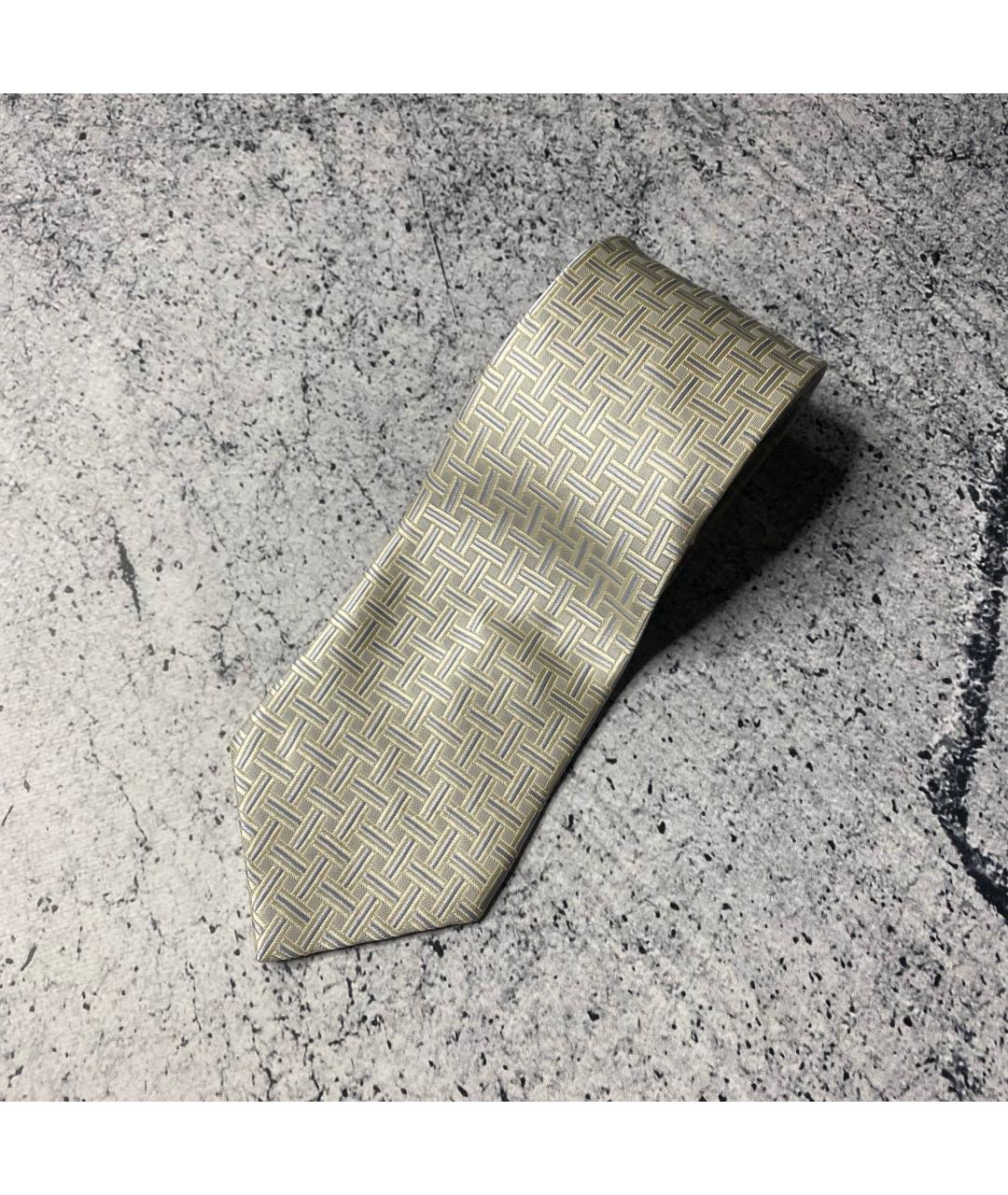 GUCCI Серый шелковый галстук, фото 2