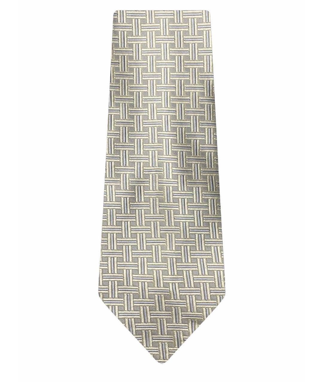 GUCCI Серый шелковый галстук, фото 1