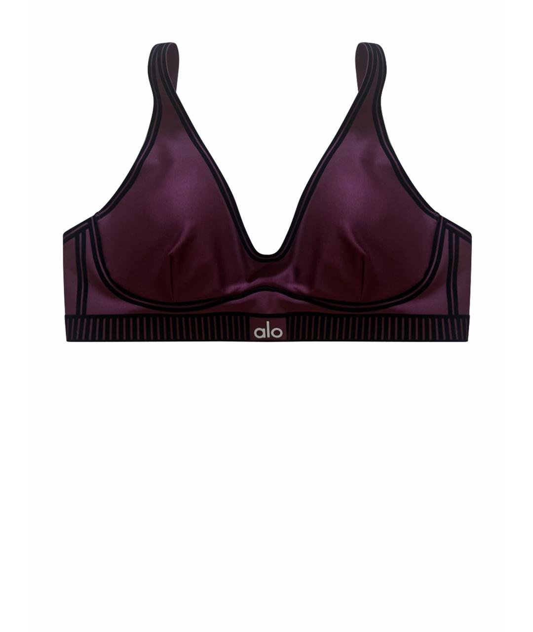 ALO YOGA Бордовая майка, фото 1