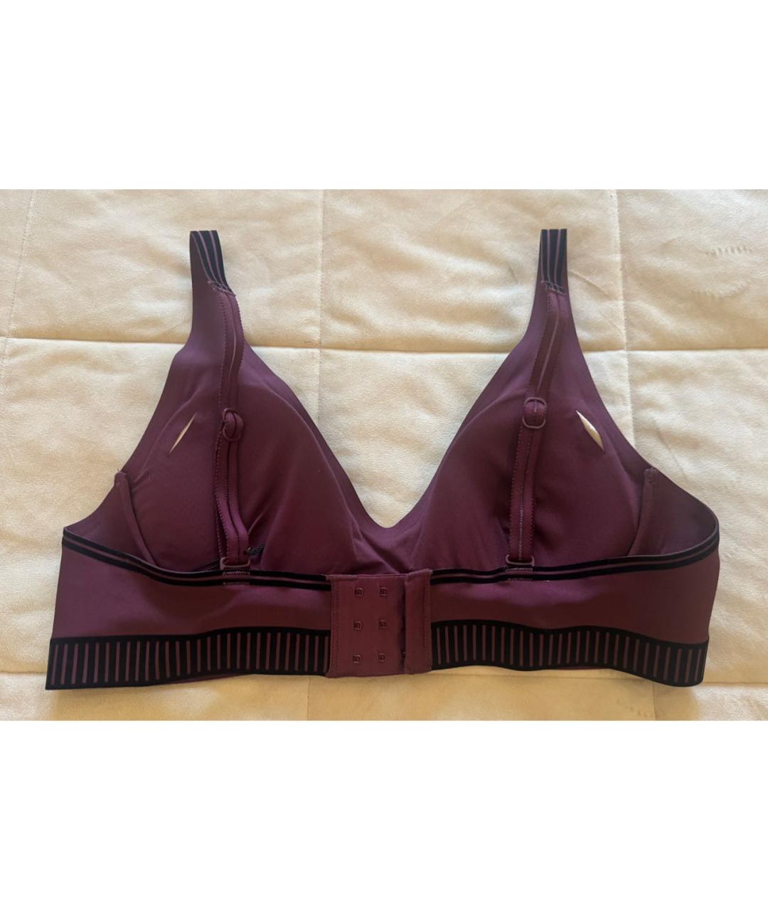 ALO YOGA Бордовая майка, фото 5