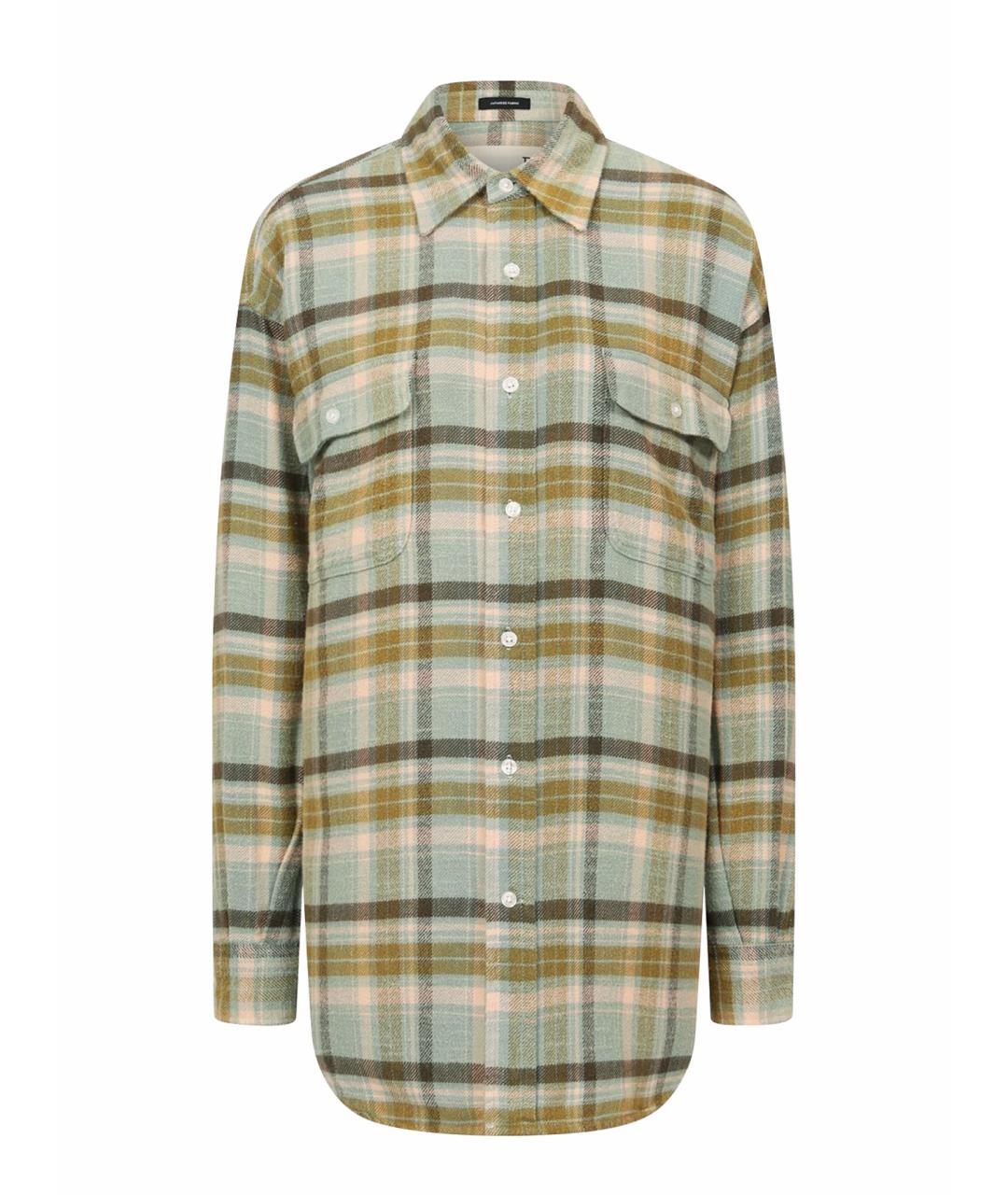 R13 Зеленая хлопковая рубашка, фото 1