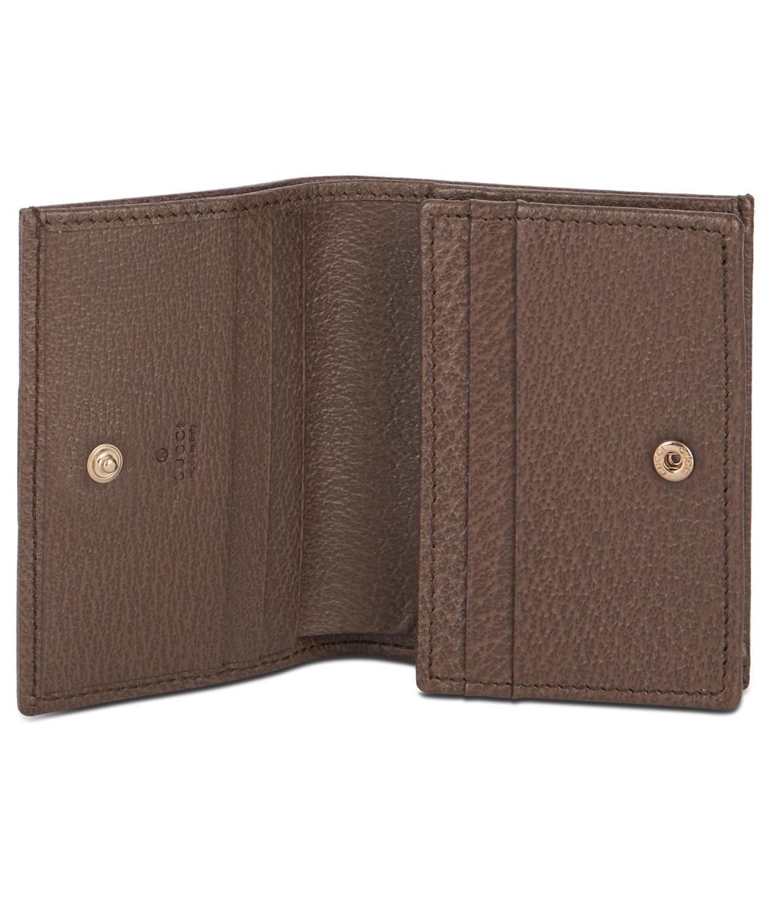 GUCCI Бежевый полиуретановый кошелек, фото 3