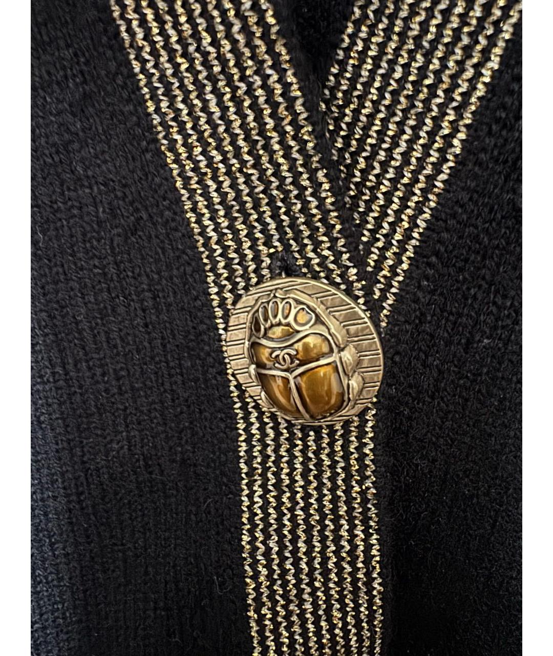 CHANEL Черный кашемировый жакет/пиджак, фото 5