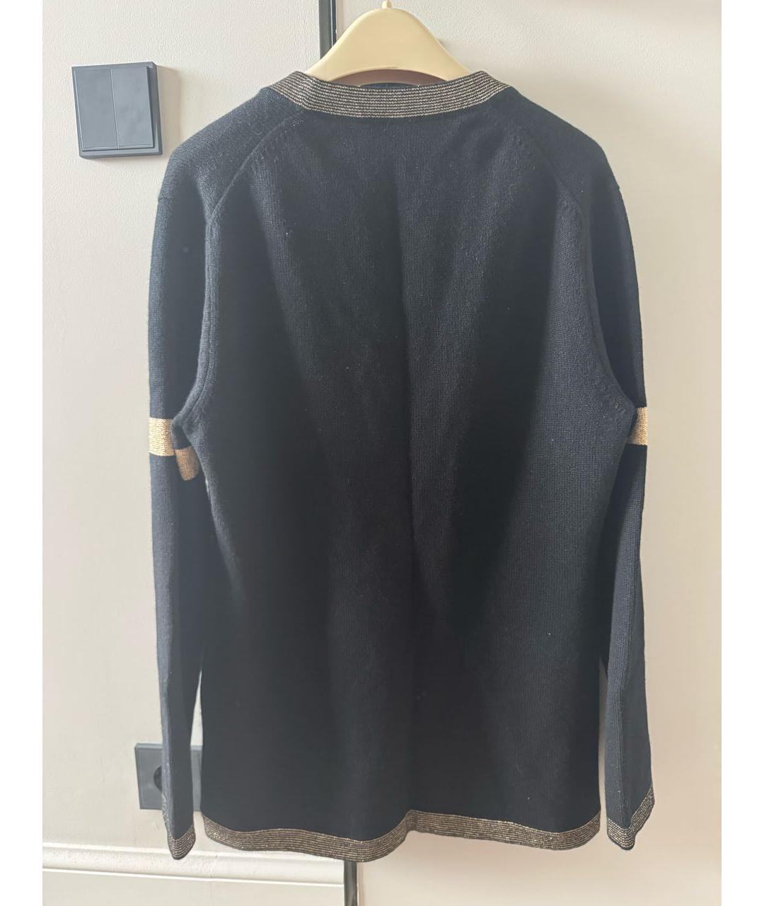 CHANEL Черный кашемировый жакет/пиджак, фото 2