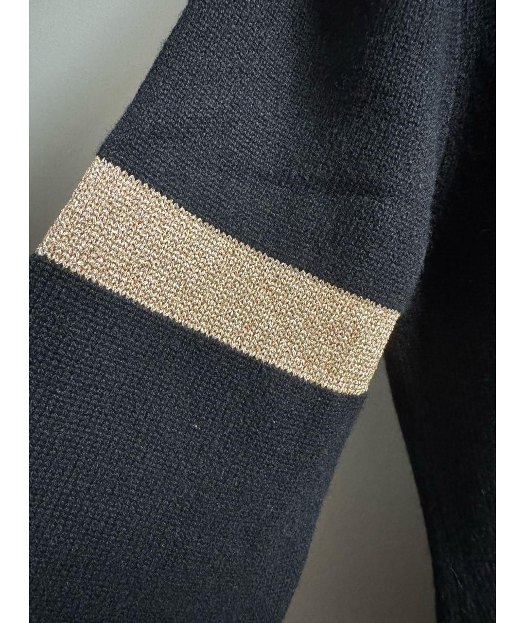 CHANEL Черный кашемировый жакет/пиджак, фото 7