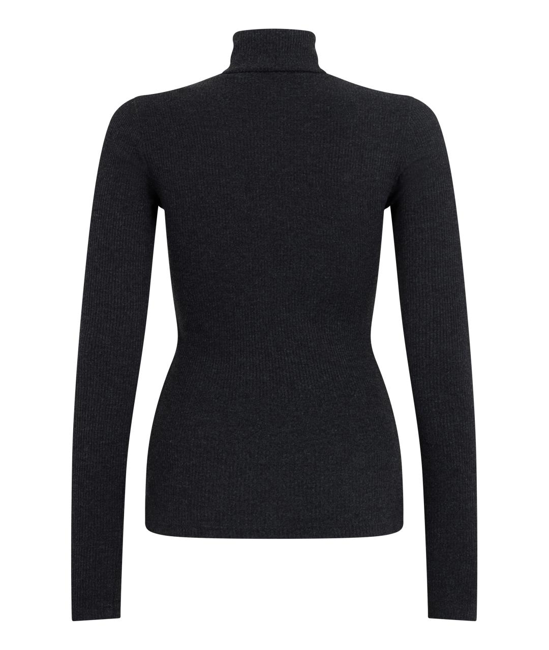 AGOLDE Черная полиэстеровая водолазка, фото 2