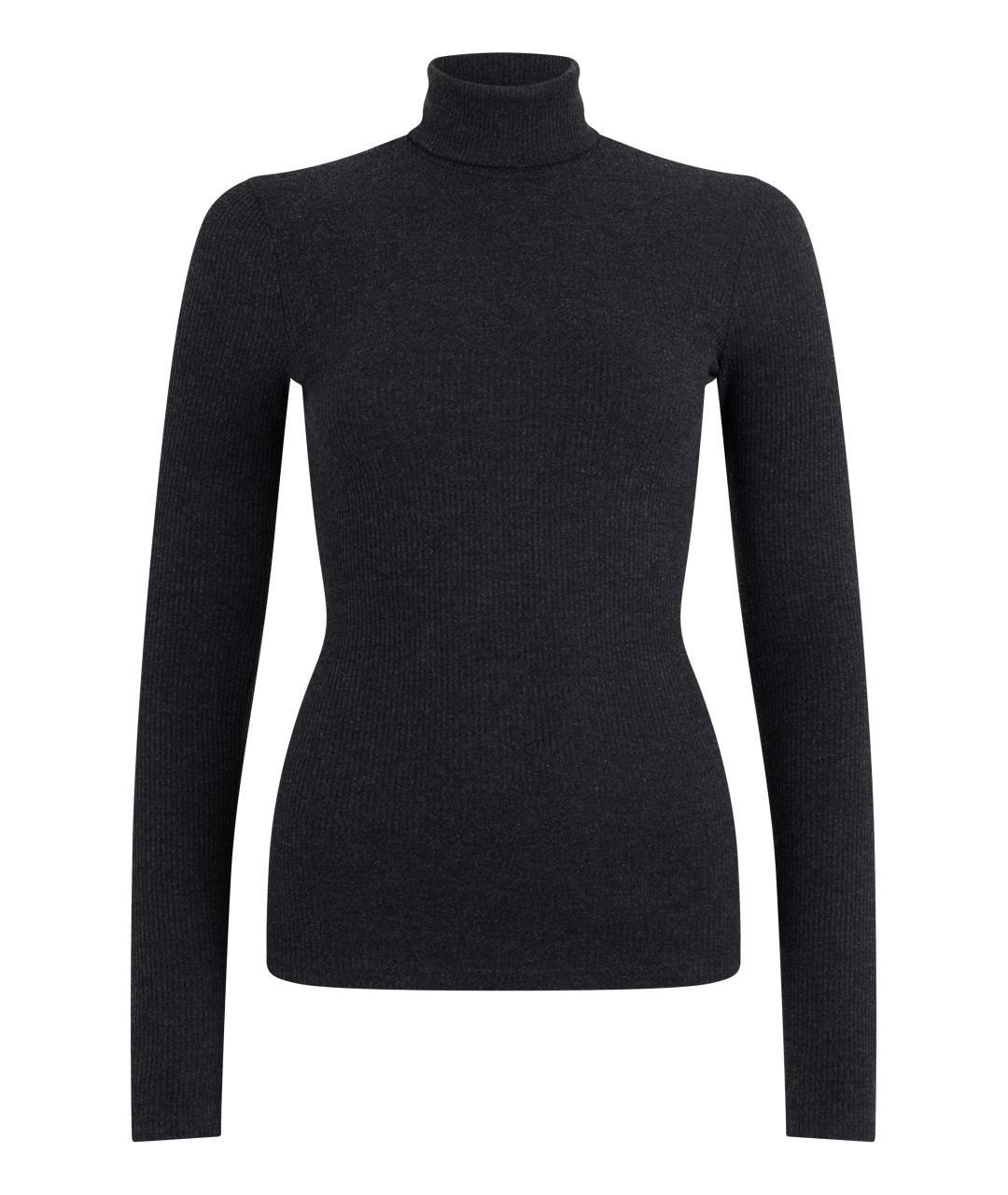 AGOLDE Черная полиэстеровая водолазка, фото 3