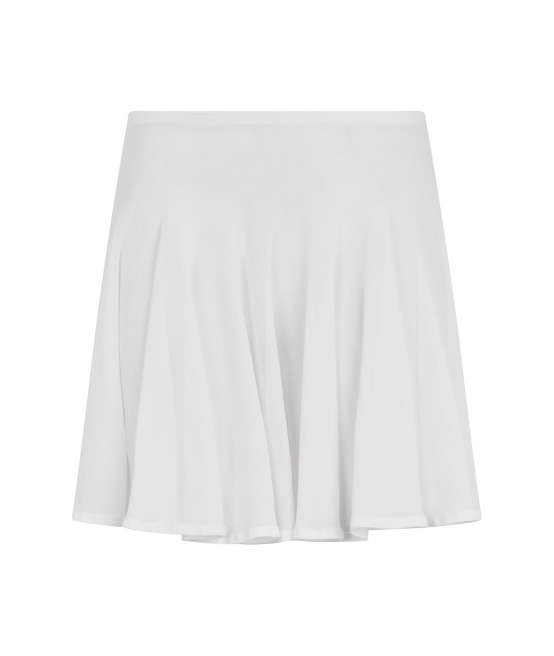 ALAIA Белая вискозная юбка мини, фото 1