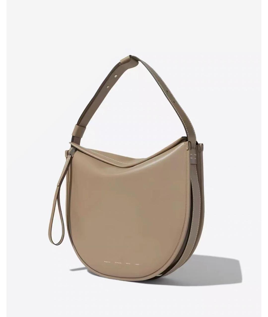 PROENZA SCHOULER Серая кожаная сумка через плечо, фото 2