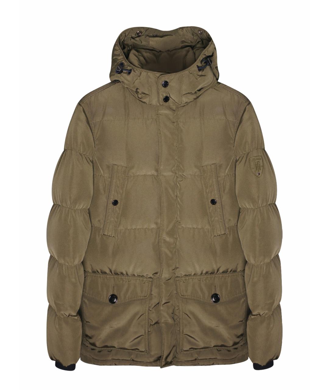 TOMMY HILFIGER Коричневый пуховик, фото 1