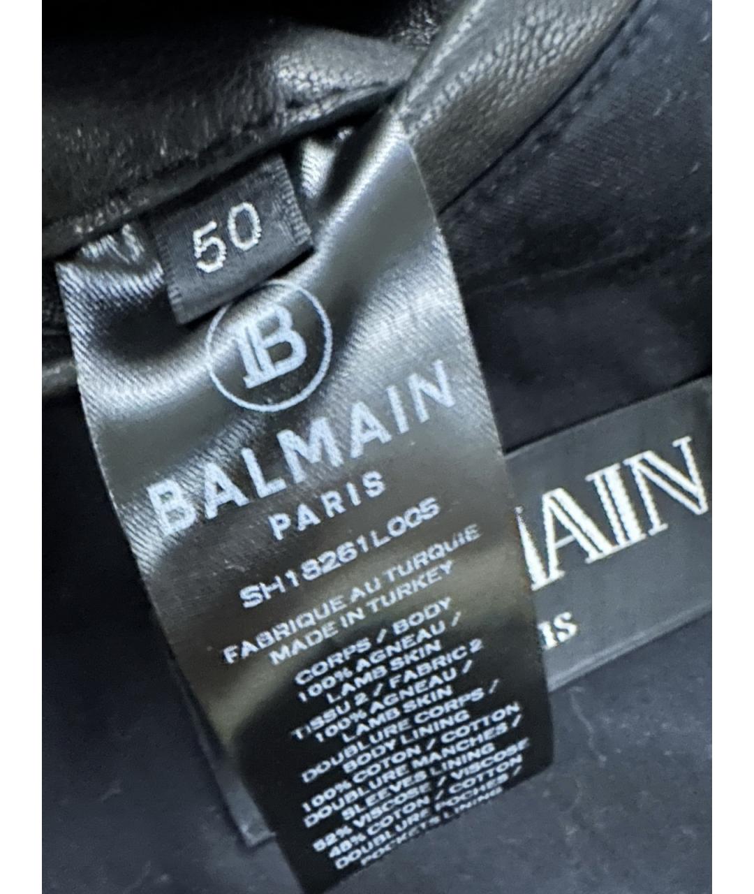 BALMAIN Мульти кожаная куртка, фото 9