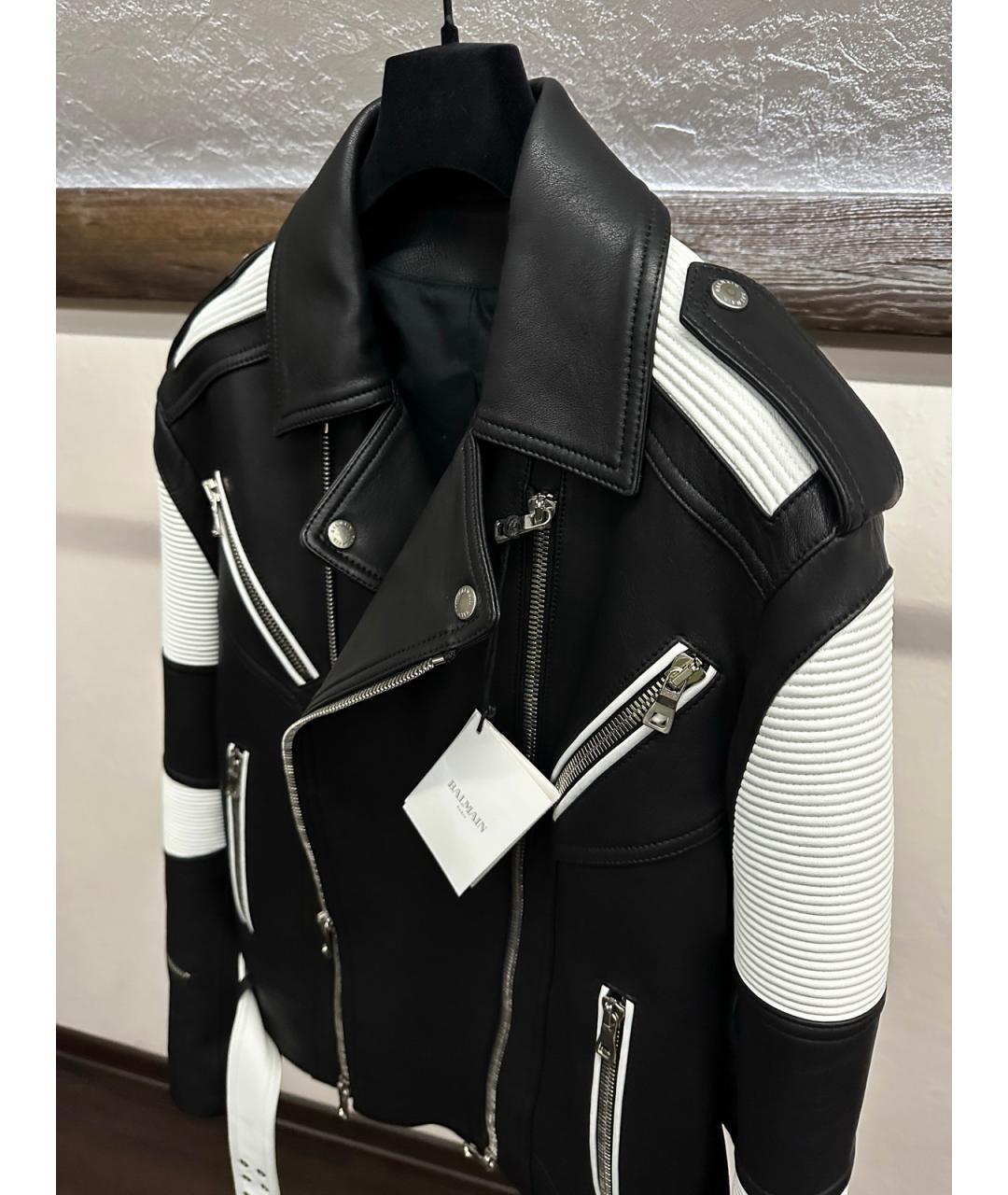BALMAIN Мульти кожаная куртка, фото 6