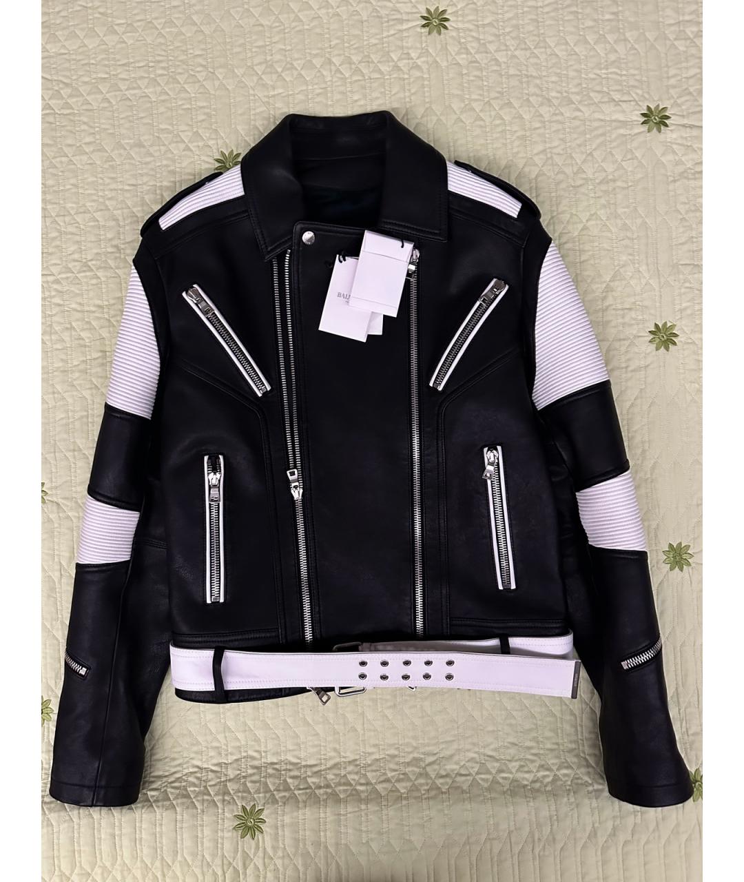 BALMAIN Мульти кожаная куртка, фото 10