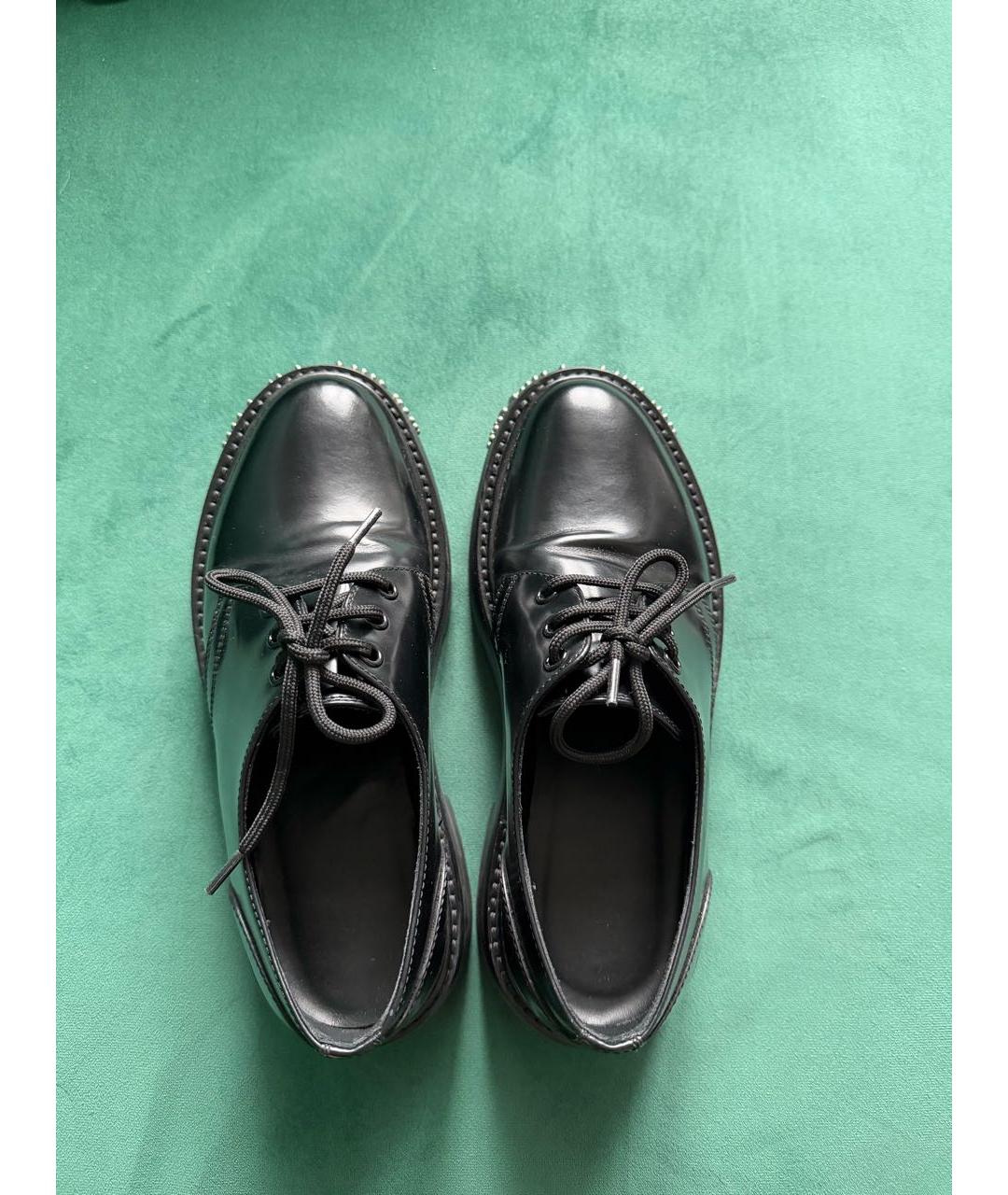 CELINE Черные кожаные ботинки, фото 3