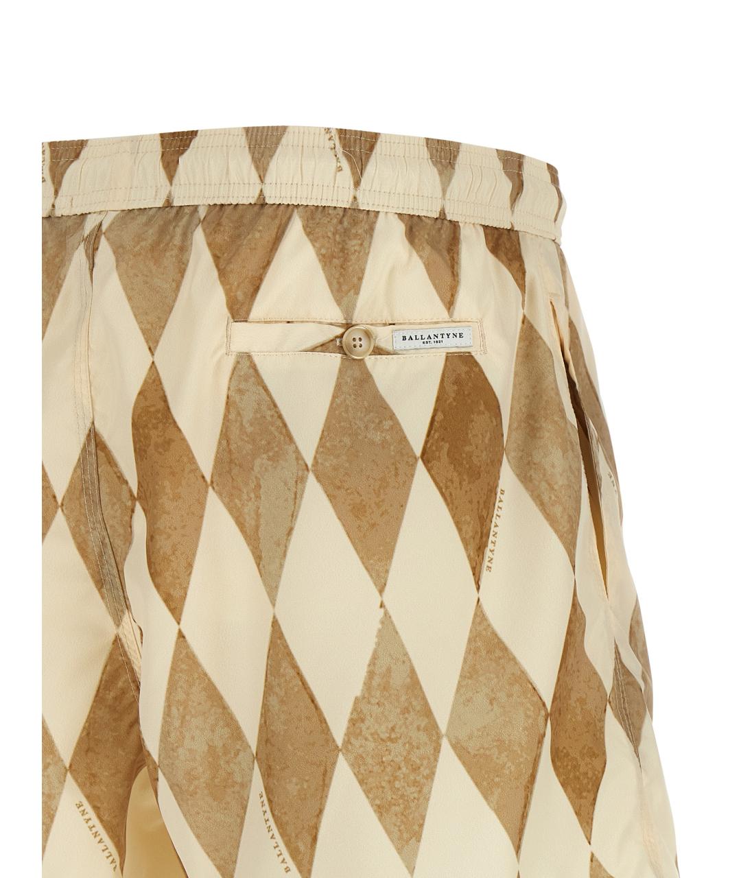 BALLANTYNE Бежевые полиэстеровые плавки, фото 3