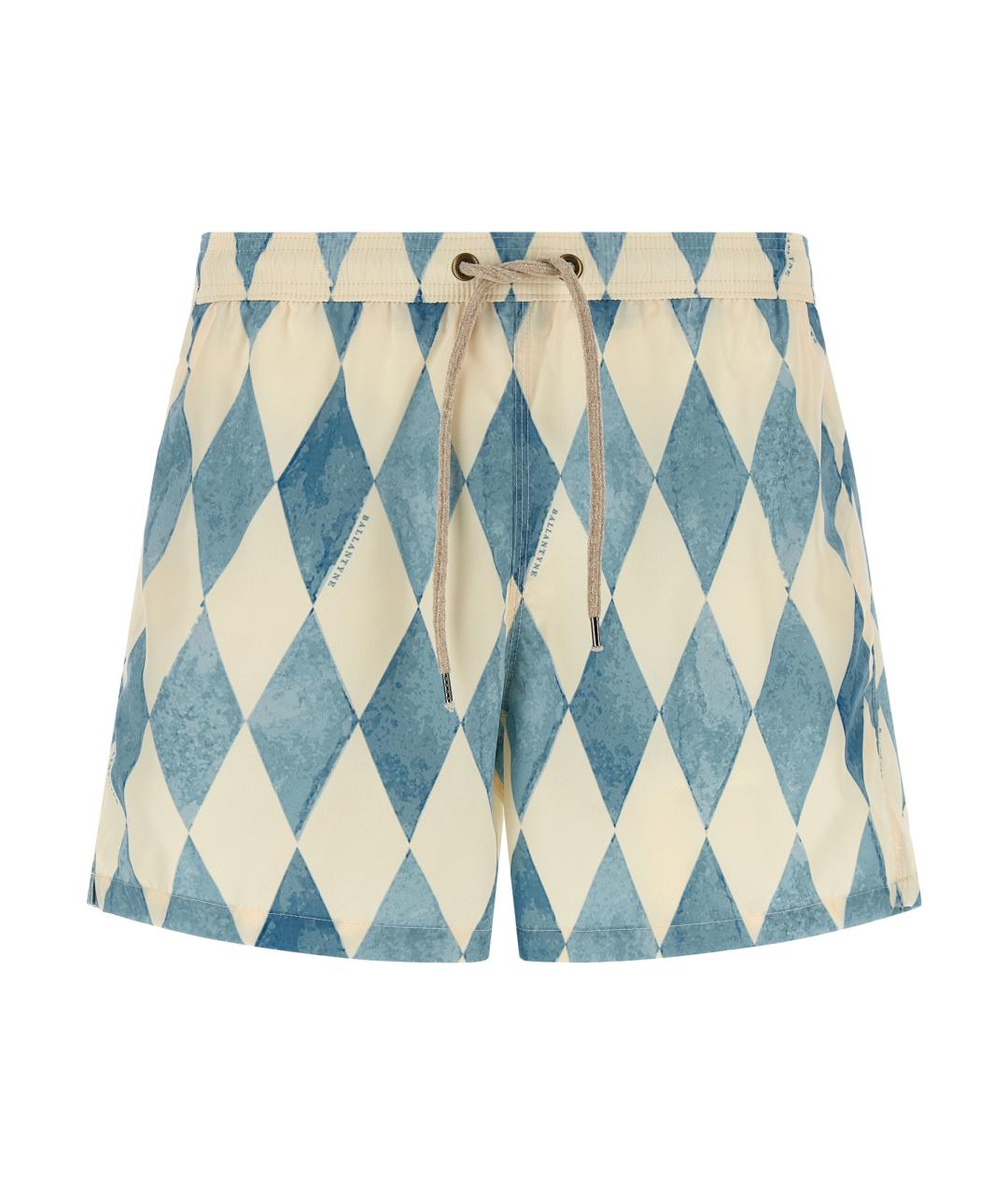 BALLANTYNE Голубые полиэстеровые плавки, фото 1