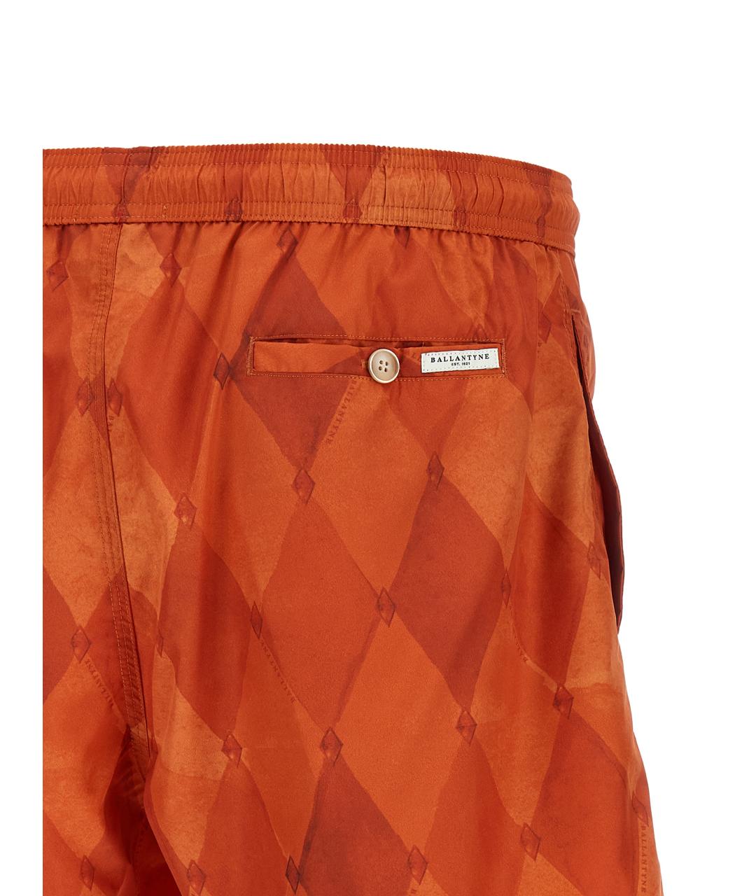 BALLANTYNE Оранжевое полиэстеровые плавки, фото 4