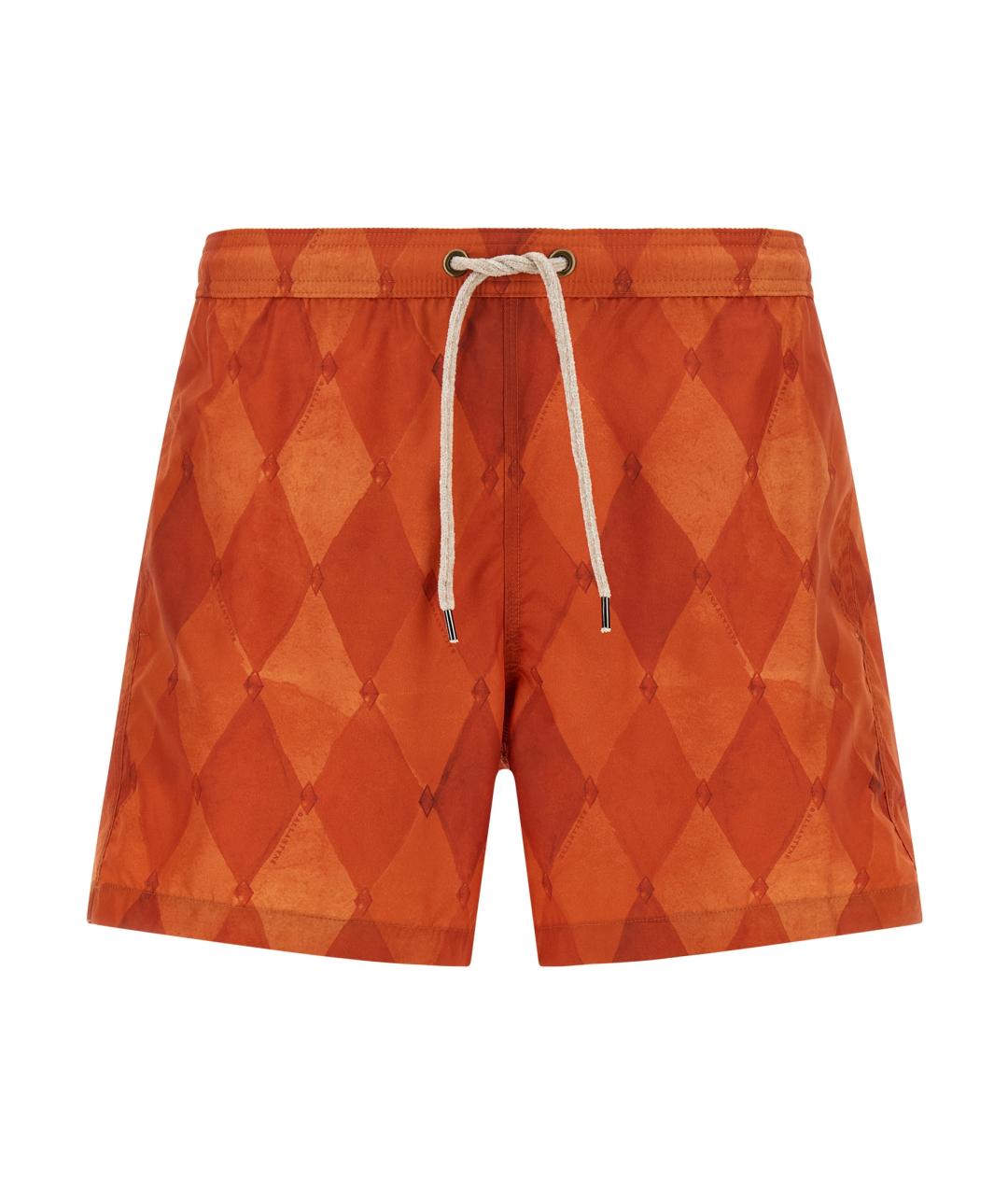 BALLANTYNE Оранжевое полиэстеровые плавки, фото 1