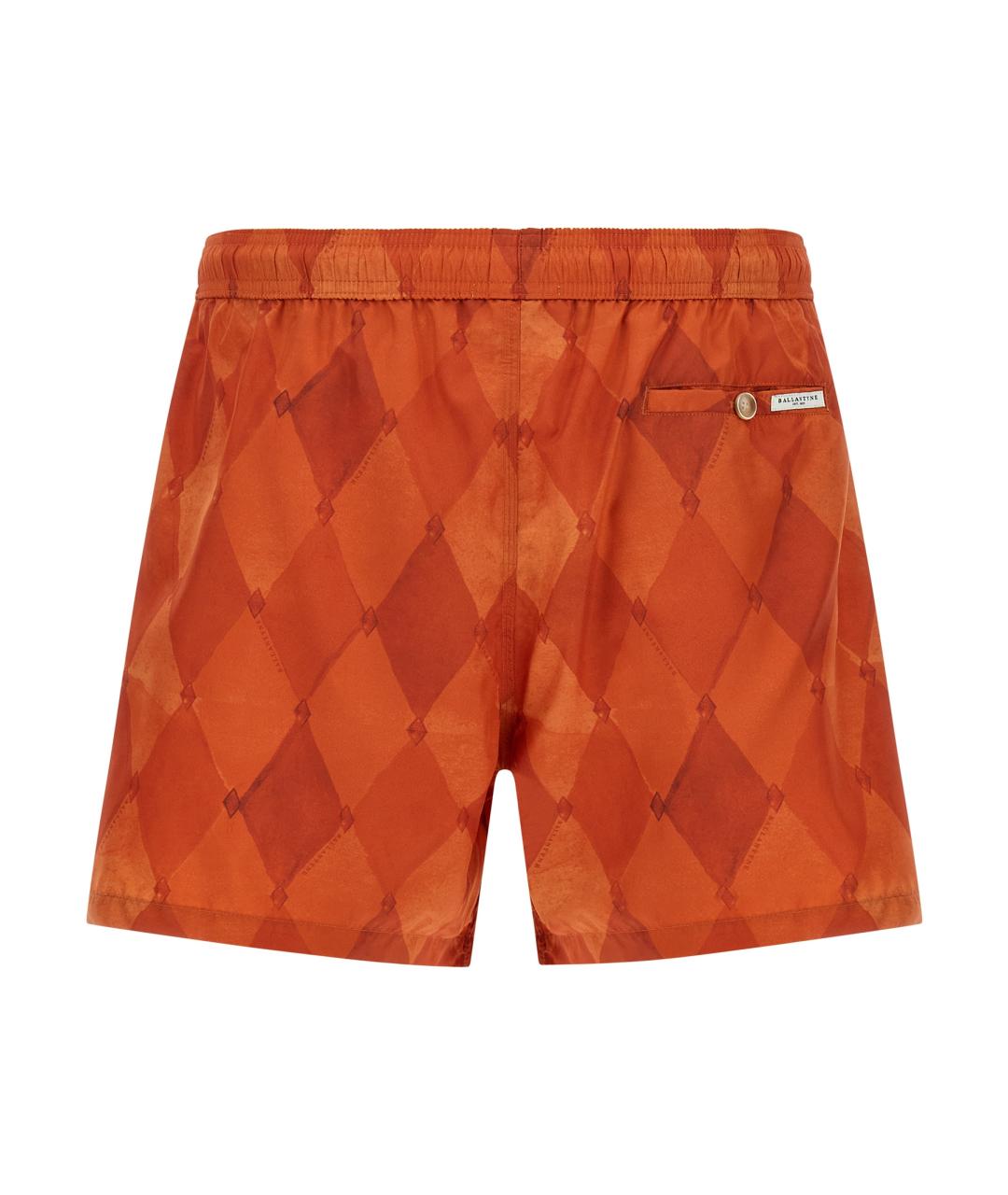 BALLANTYNE Оранжевое полиэстеровые плавки, фото 2