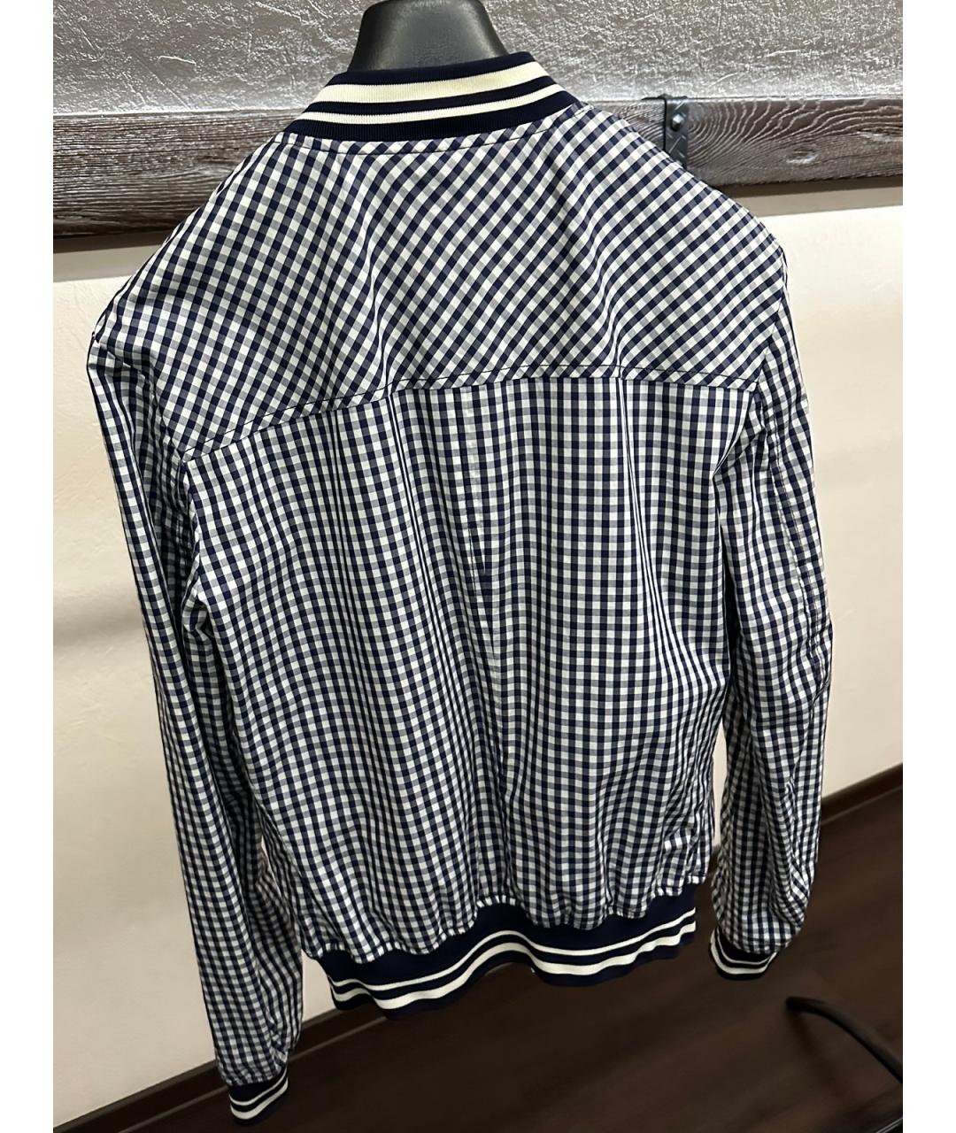 DOLCE&GABBANA Синяя хлопковая куртка, фото 8