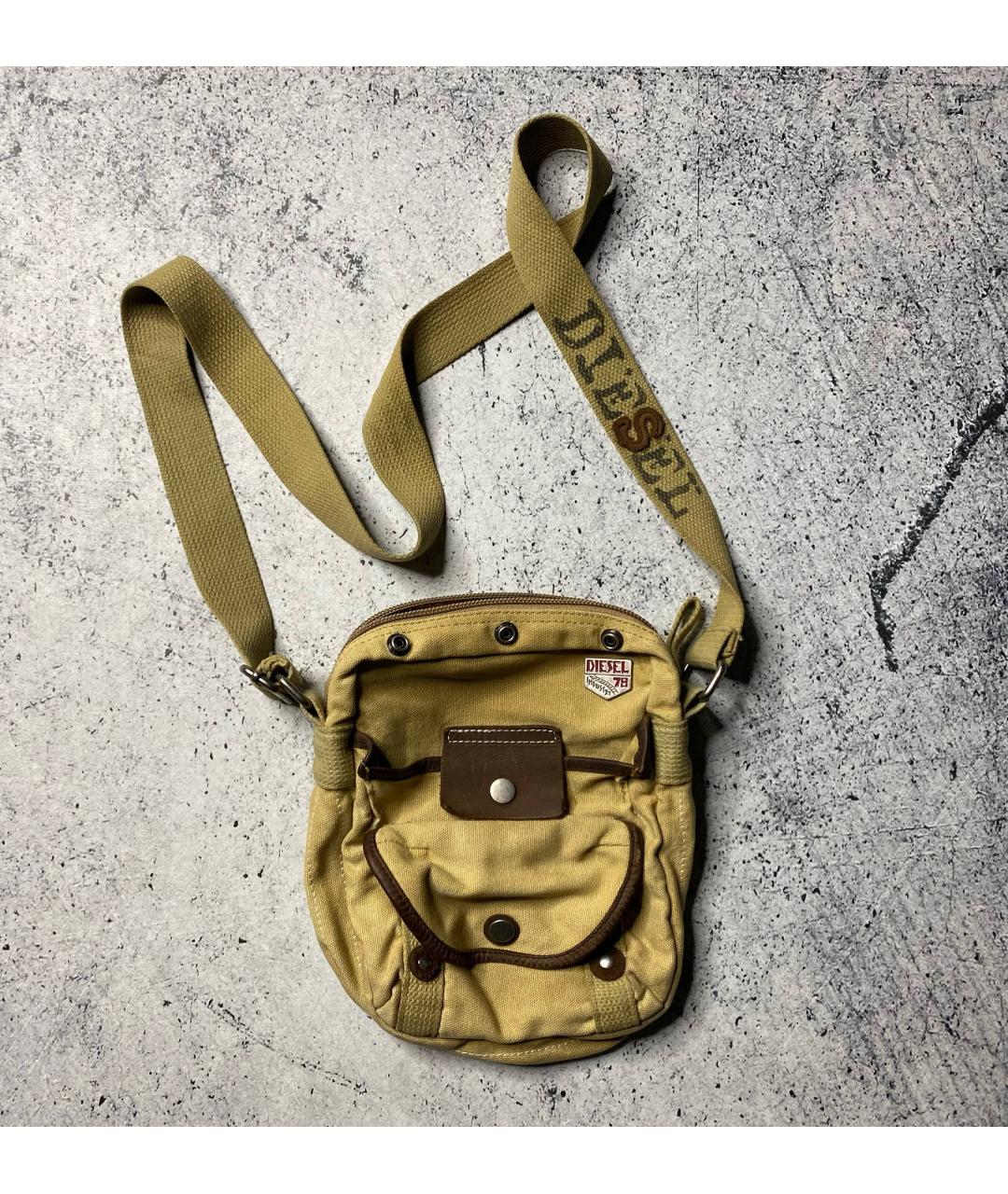 DIESEL Желтая сумка на плечо, фото 2