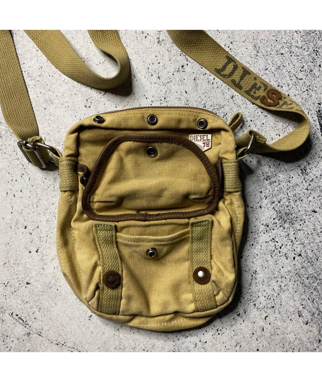 DIESEL Желтая сумка на плечо, фото 5