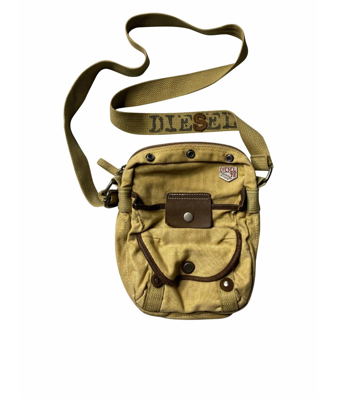 DIESEL Желтая сумка на плечо, фото 1
