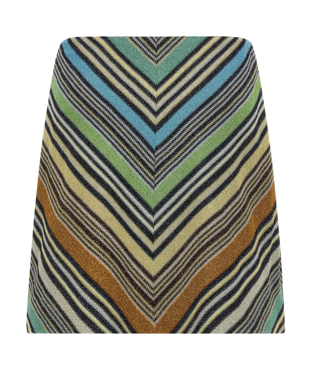 MISSONI Мульти вискозная юбка мини, фото 2