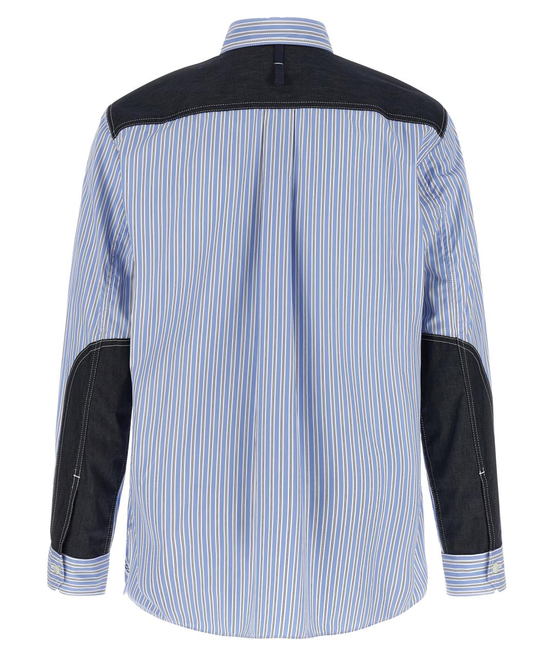 JUNYA WATANABE Голубая хлопковая кэжуал рубашка, фото 2