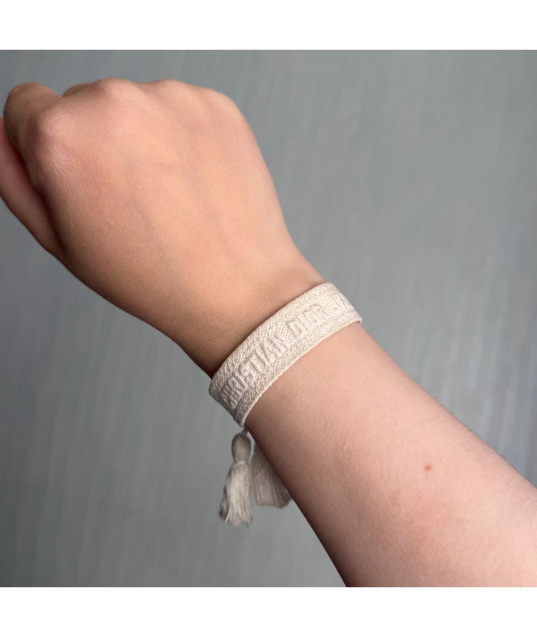 CHRISTIAN DIOR Белый браслет, фото 6