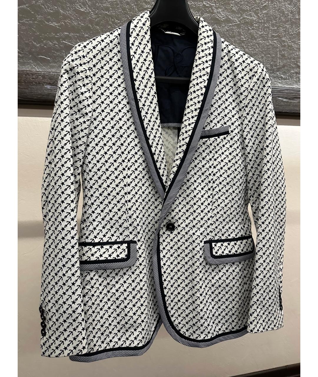 DOLCE&GABBANA Мульти хлопковый пиджак, фото 2