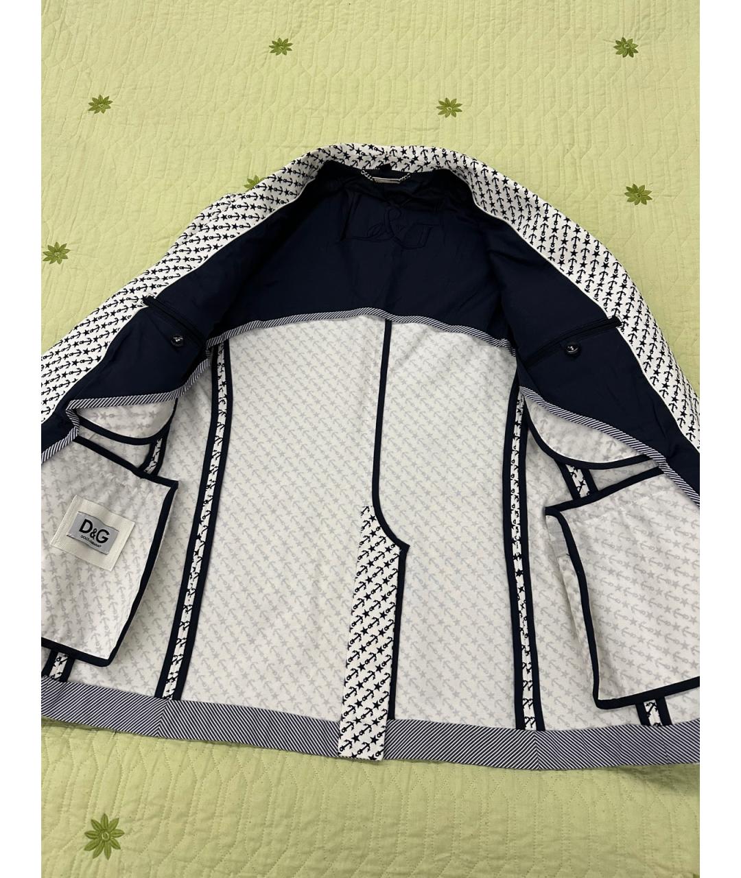 DOLCE&GABBANA Мульти хлопковый пиджак, фото 7