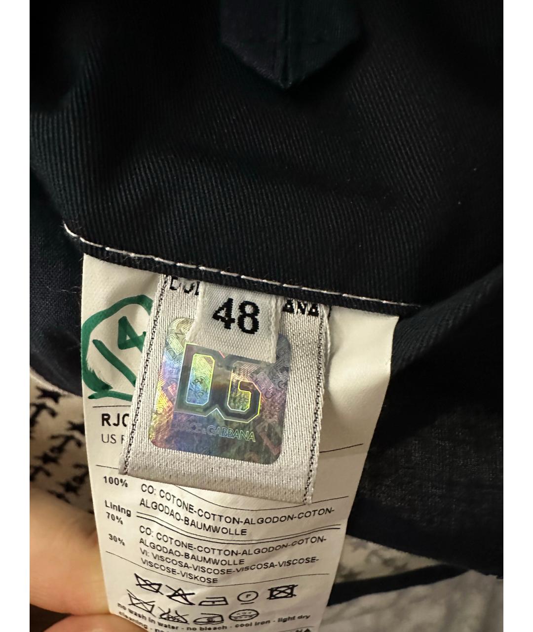 DOLCE&GABBANA Мульти хлопковый пиджак, фото 9