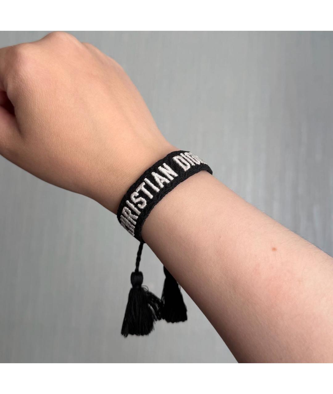 CHRISTIAN DIOR Черный браслет, фото 7