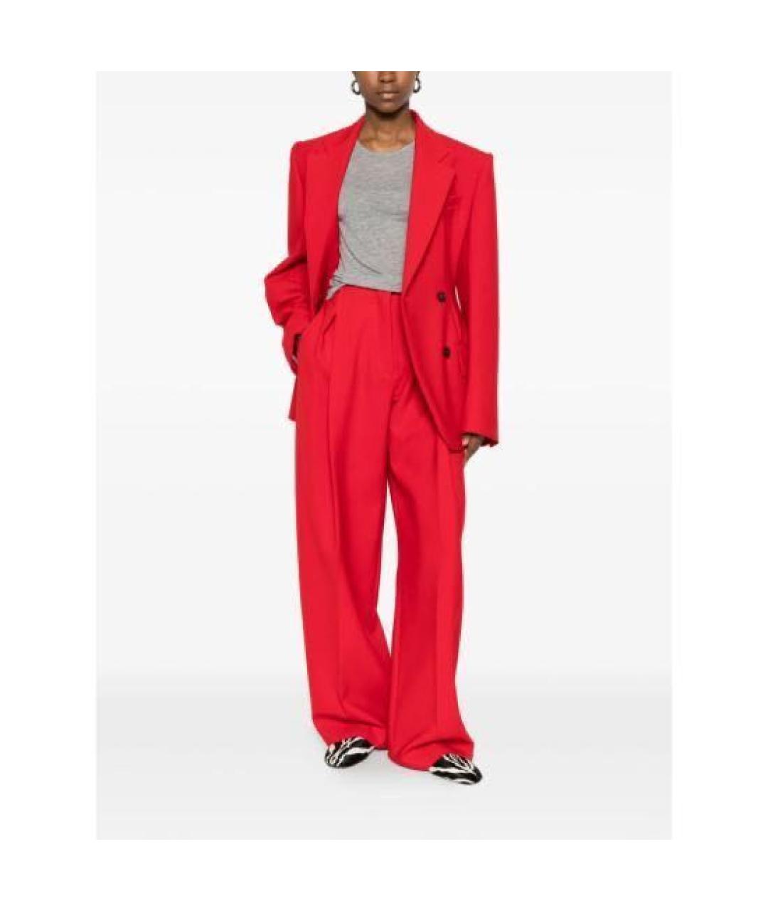 ANINE BING Серая шерстяная футболка, фото 4