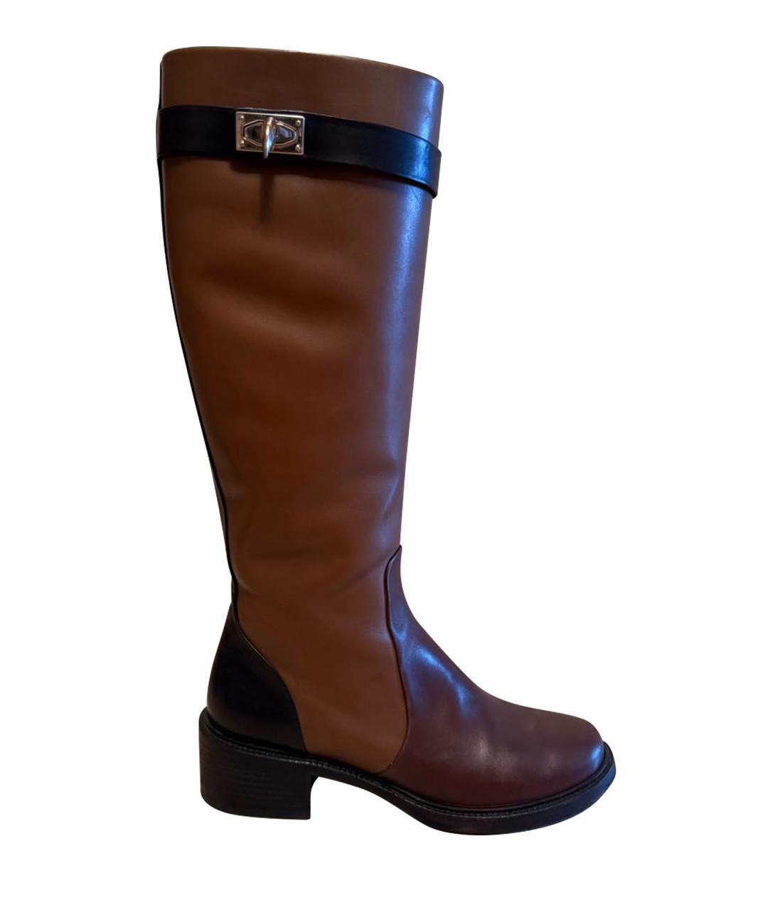 GIVENCHY Мульти кожаные сапоги, фото 1