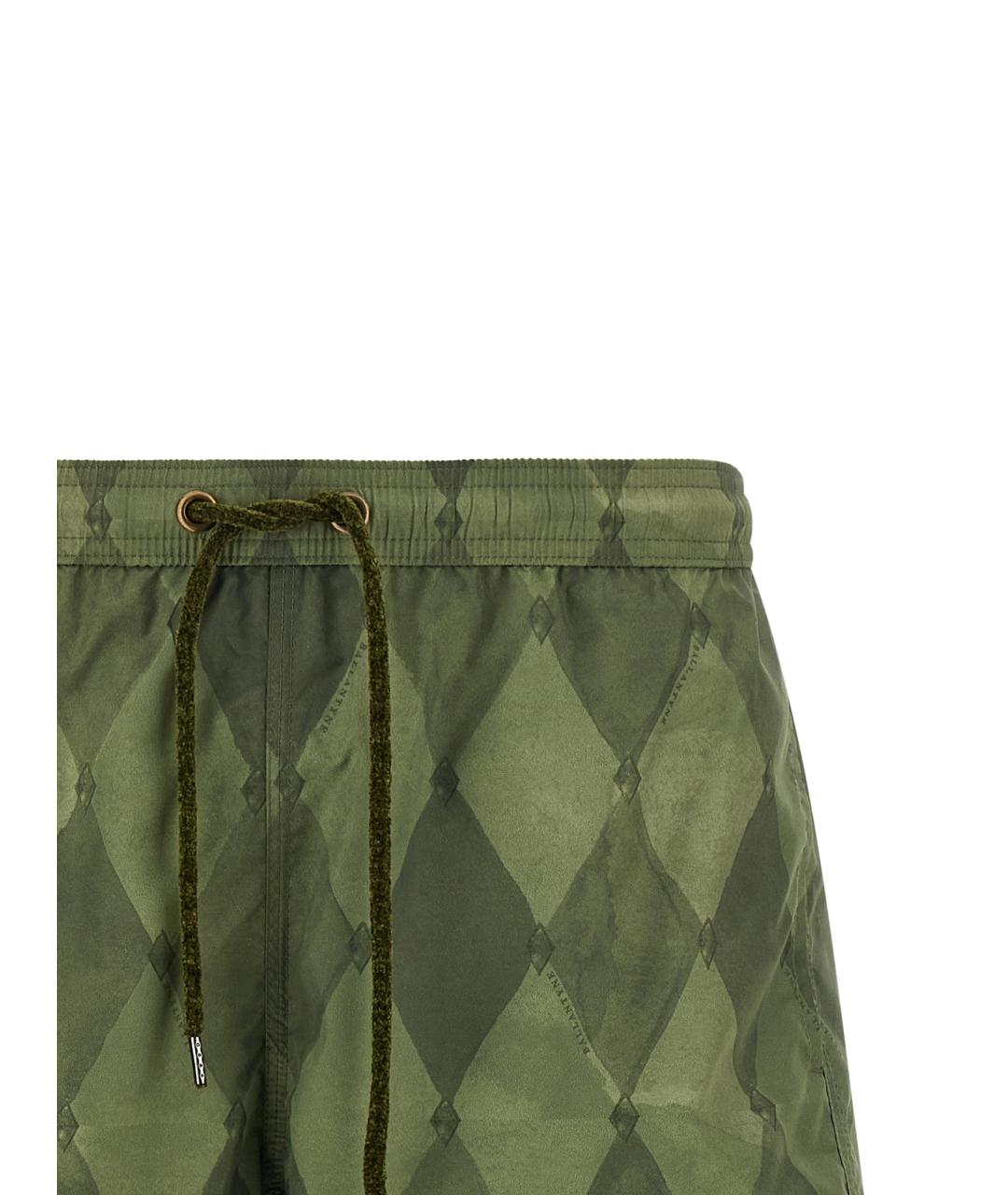 BALLANTYNE Зеленые полиэстеровые плавки, фото 3