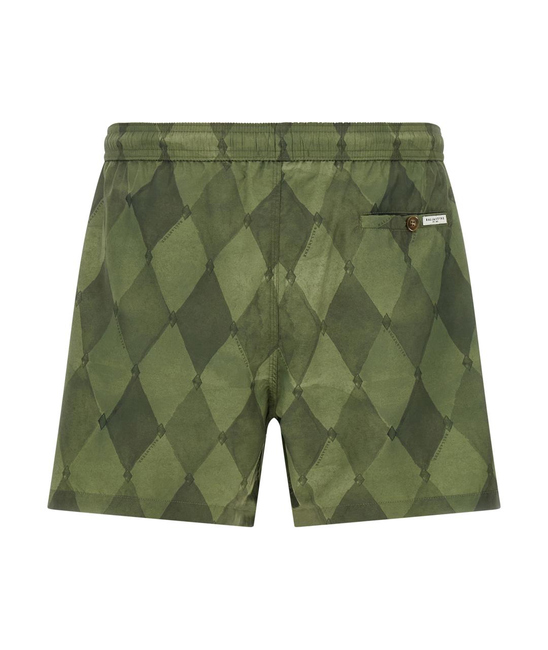 BALLANTYNE Зеленые полиэстеровые плавки, фото 2