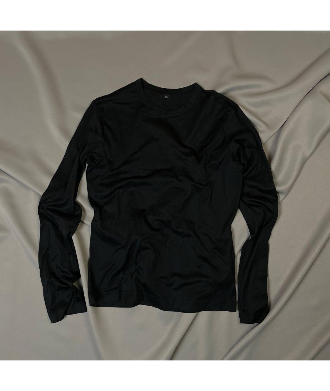 Y-3 Черная хлопковая водолазка, фото 3