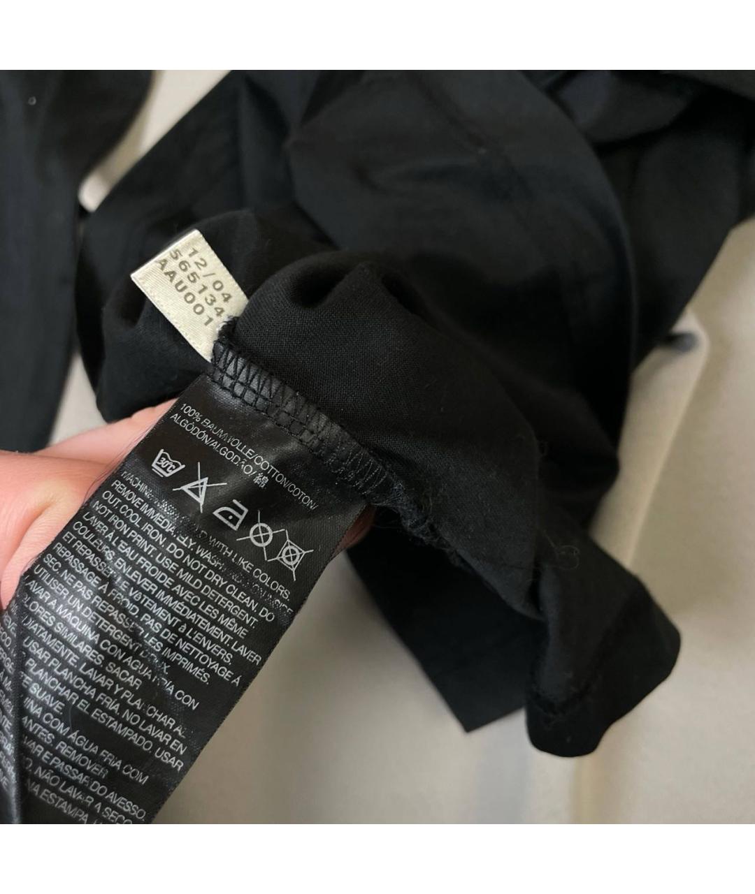 Y-3 Черная хлопковая водолазка, фото 5