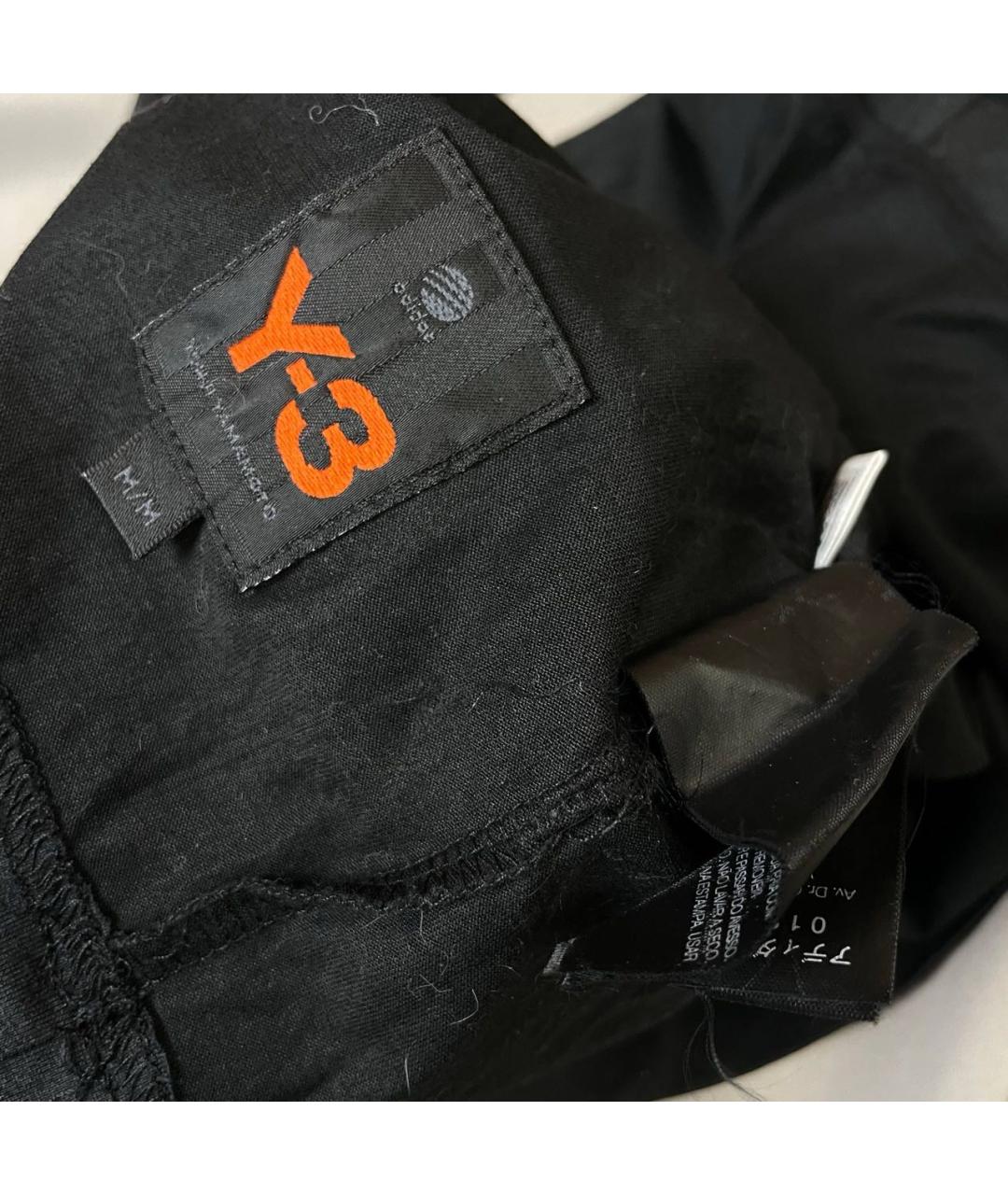 Y-3 Черная хлопковая водолазка, фото 4