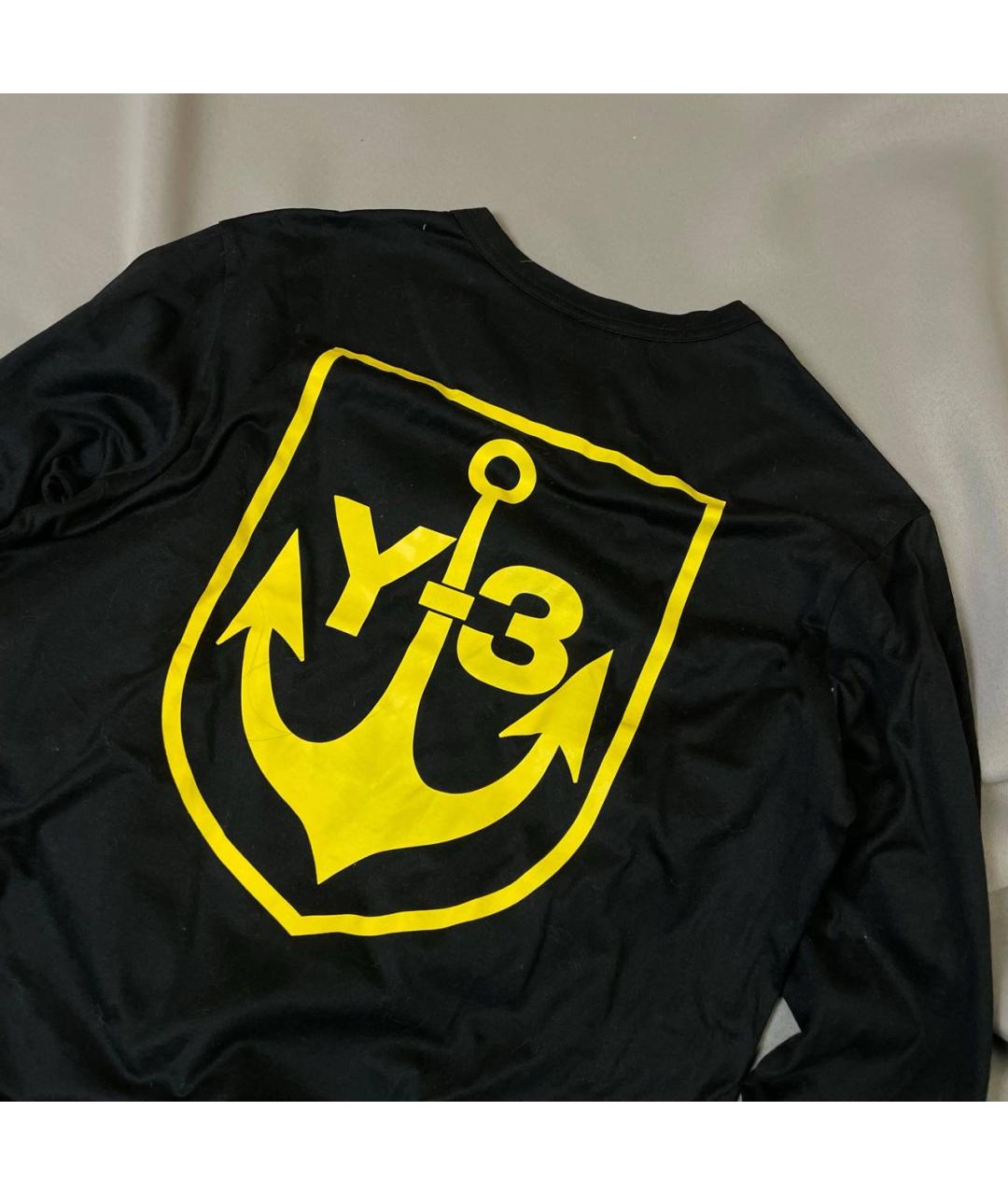 Y-3 Черная хлопковая водолазка, фото 2