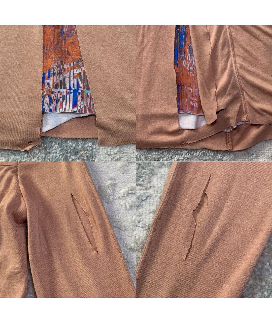 DIESEL Бежевый вискозный костюм с юбками, фото 5