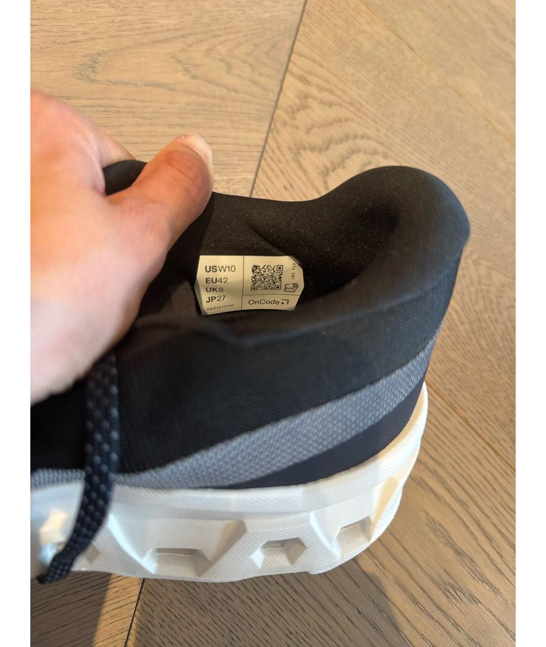 ON Черные текстильные кроссовки, фото 6