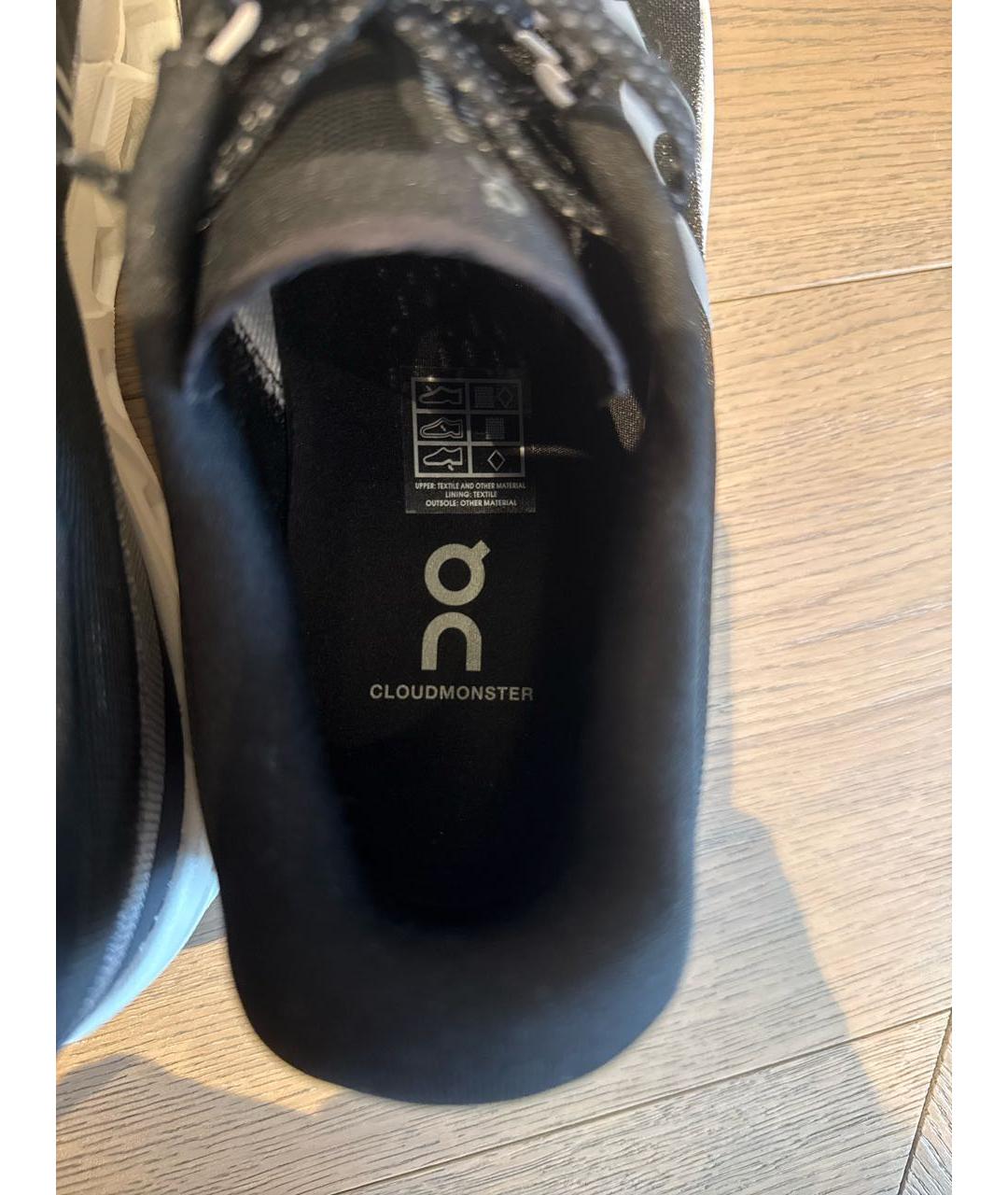 ON Черные текстильные кроссовки, фото 5