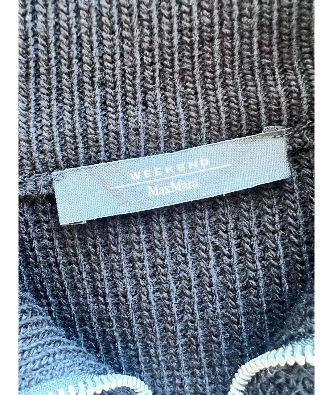 WEEKEND MAX MARA Черный кардиган, фото 3