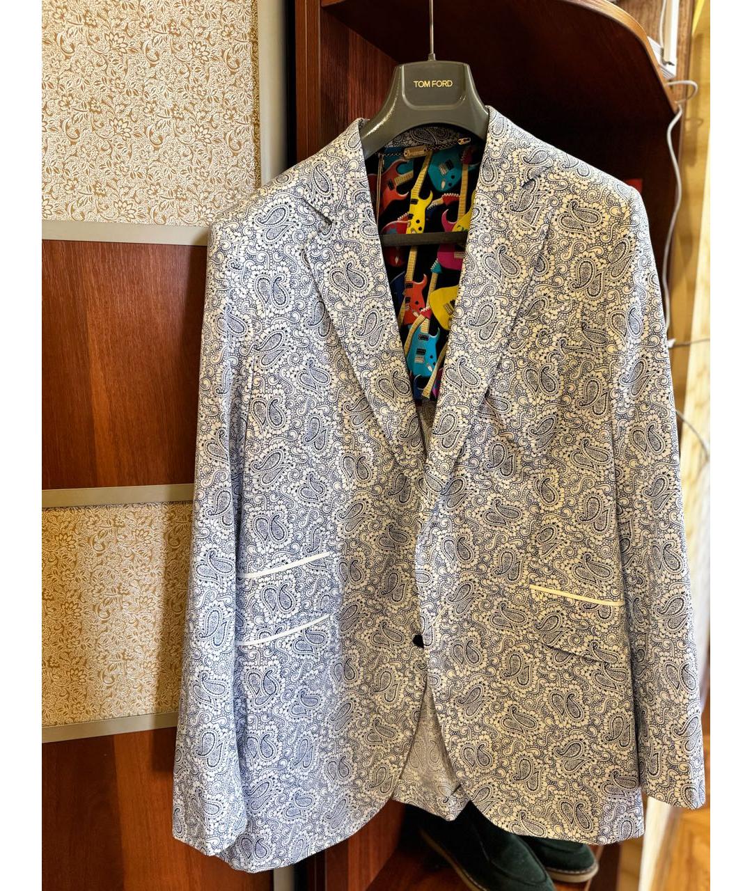 BILLIONAIRE Белый хлопковый пиджак, фото 6