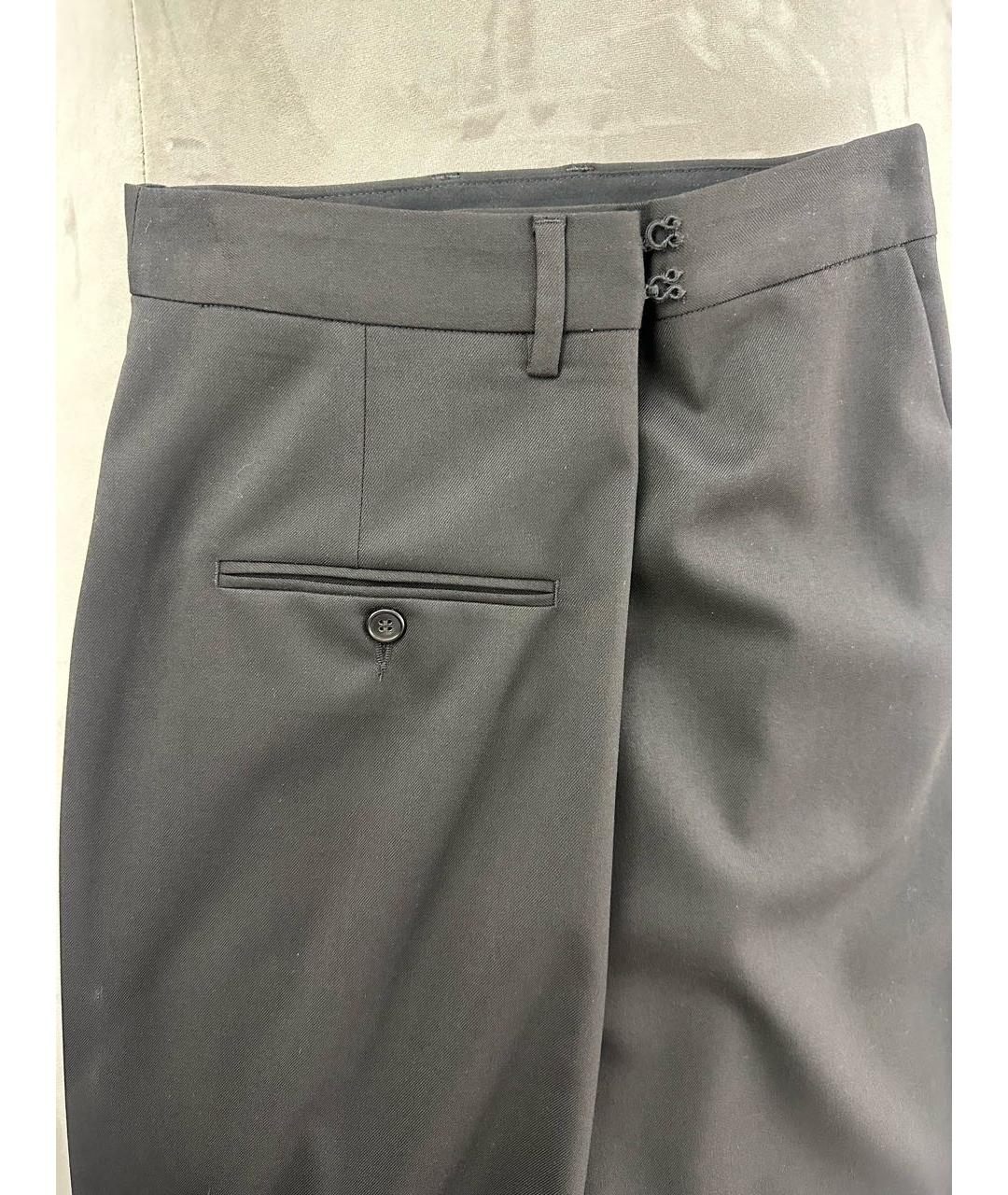 MM6 MAISON MARGIELA Черная полиэстеровая юбка макси, фото 2